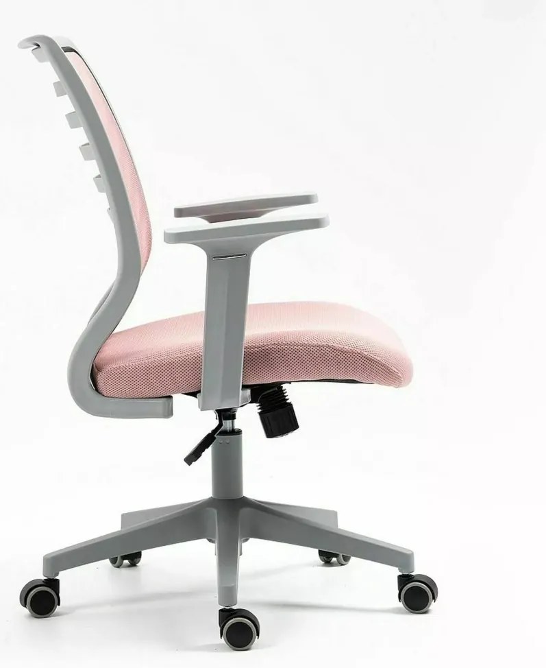 Scaun de birou Q320 roz/gri