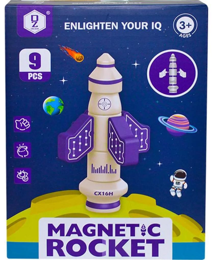 Joc constructii, racheta magnetica