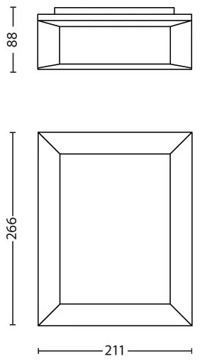 Aplică de exterior Philips 17293/93/16 KARP 1xLED/6W/230V IP44