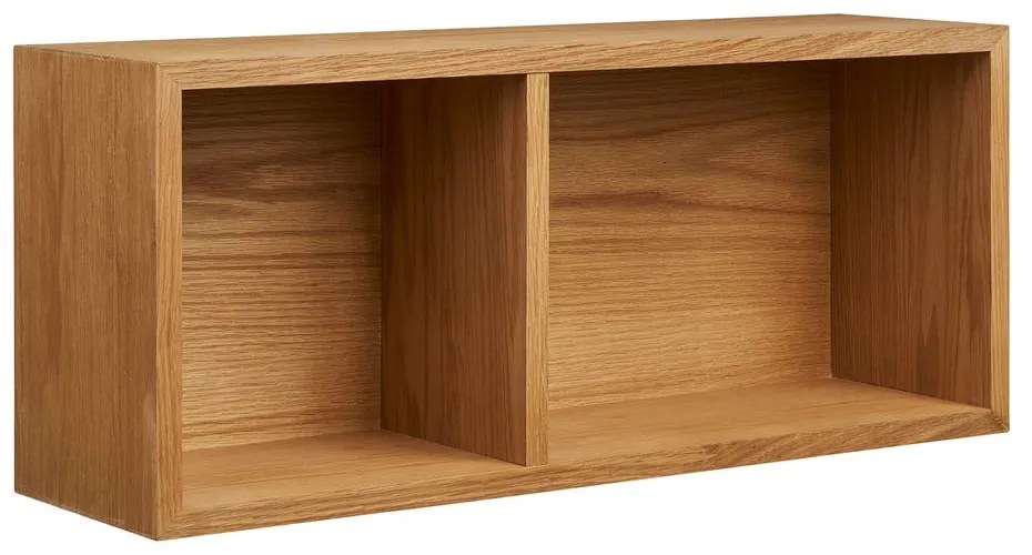 Raft în culoare naturală etajat cu aspect de lemn de stejar 20 cm Oshawa – House Nordic