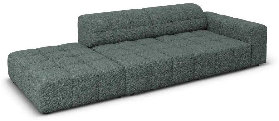 Canapea 3 locuri deschisa pe o parte Chicago chenille L262 cm