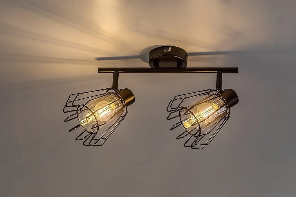 Plafoniera stil industrial Emerencia 2L