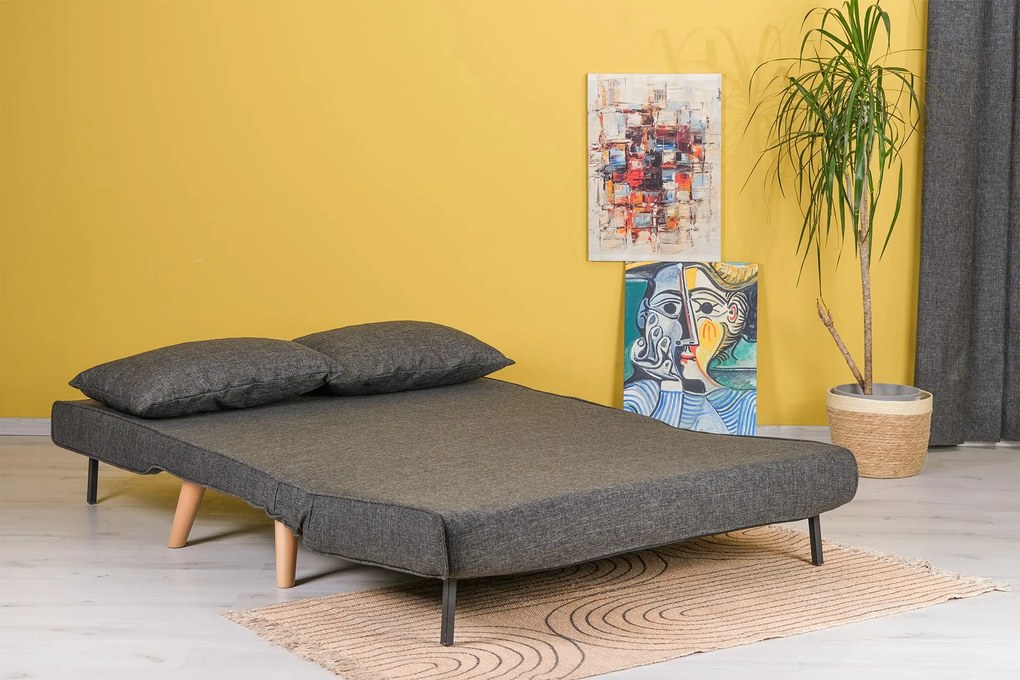 Canapea futon Fillie (Gri închis). 1073398