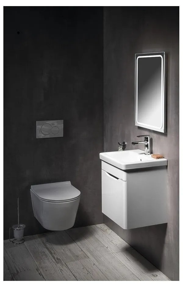 Chiuvetă albă din ceramică 40x35 cm City – Sapho