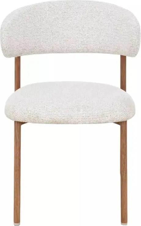 Scaun tapițat Elton II 255 bej deschis/stejar