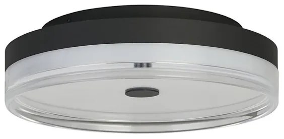 Searchlight 42651-40BK - Plafonieră LED CYPRUS/29W/230V, diam. 40 cm, neagră