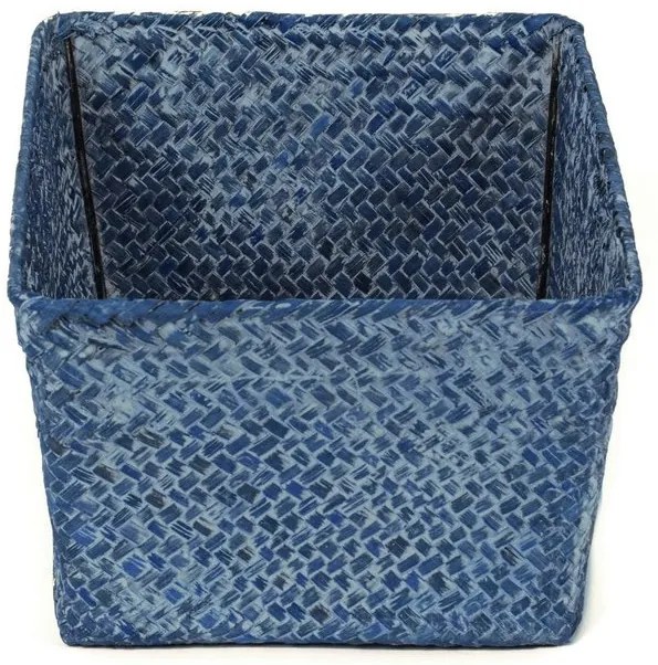 Coș tricotat compactor 30 x 20 x 13 cm, maro deschis