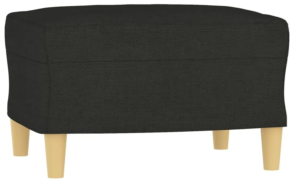 349267 vidaXL Taburet, negru, 60x50x41 cm, material textil