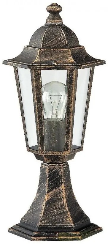 Stalp exterior H-40cm, IP44, auriu antic Velence 8236 RX