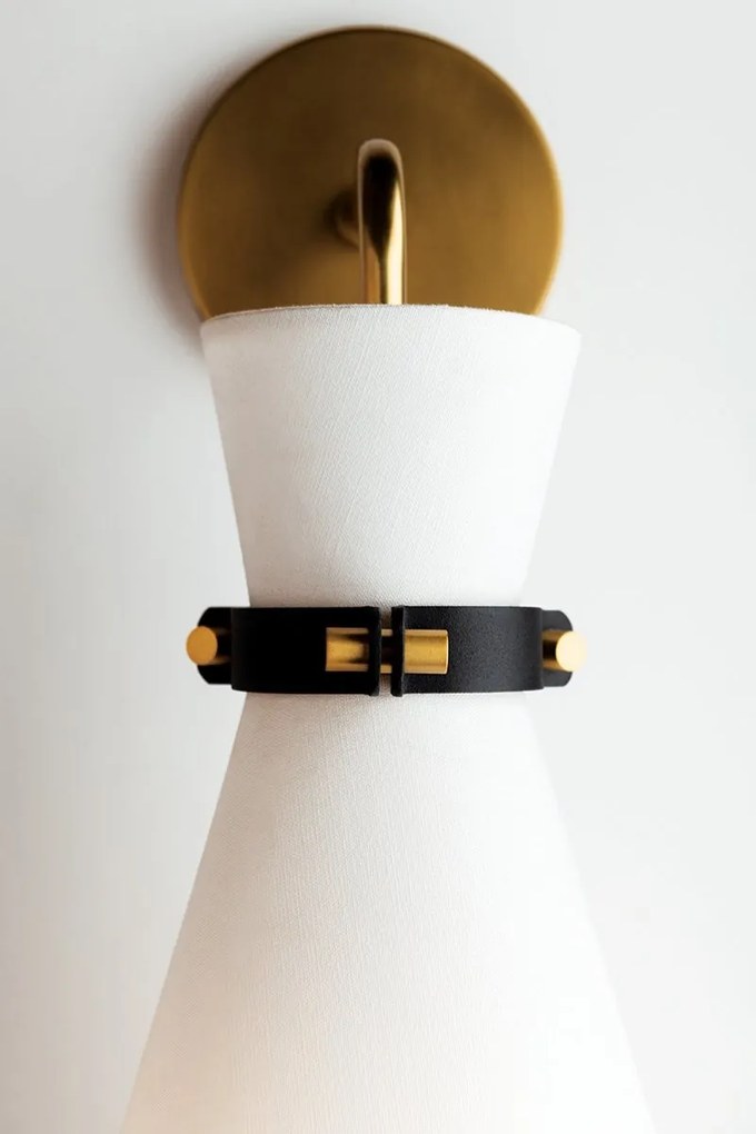 Aplica de perete design modern JULIA, alama antichizata