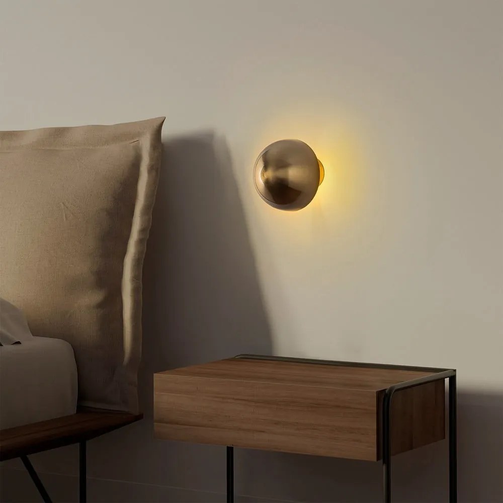 Aplică de perete în culoarea bronz ø 16 cm Fungal – Opviq lights