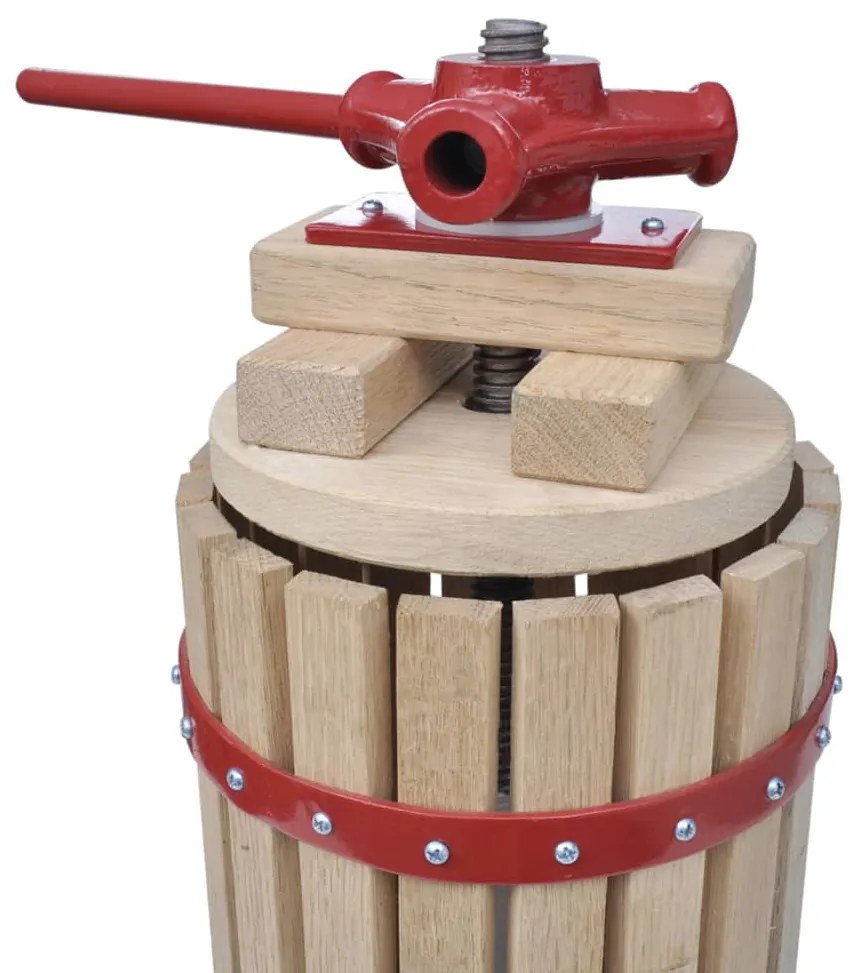 Set de presa si zdrobitor de fructe  vin, 2 piese Zdrobitor 12 L + 7 L