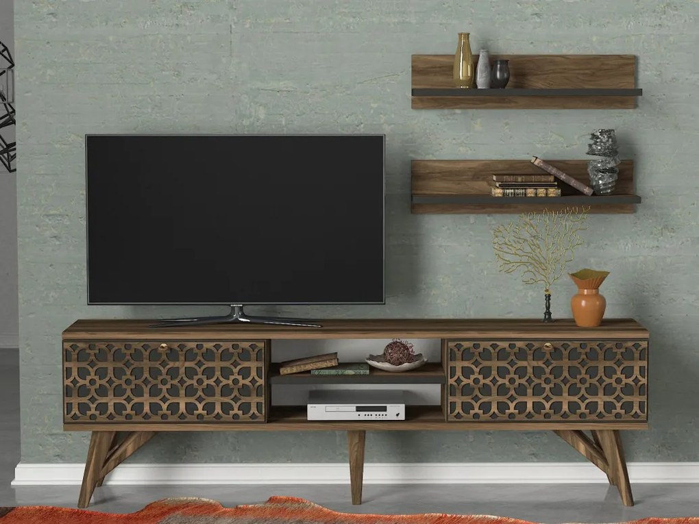 Comoda TV Fina - Walnut