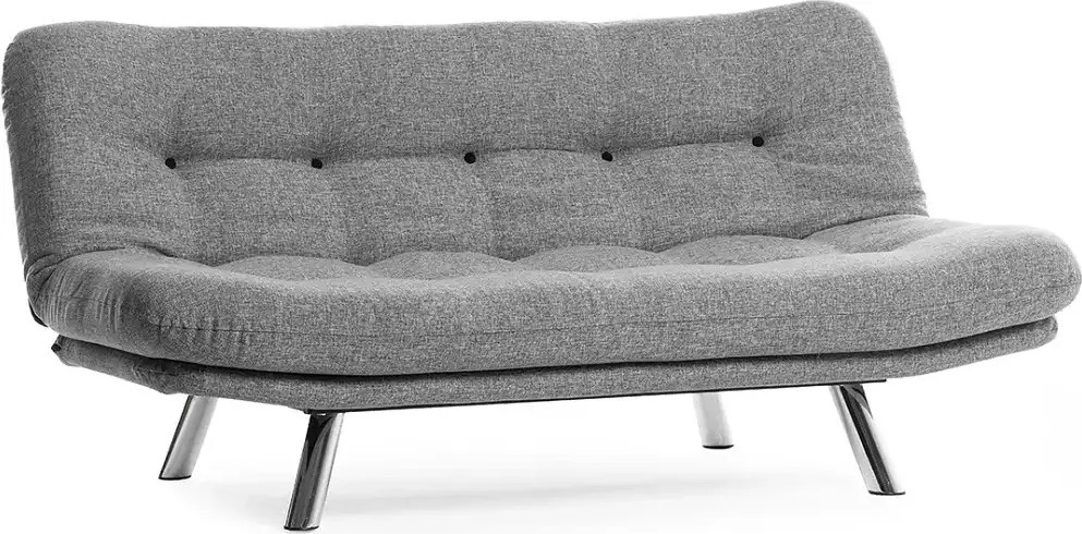 Set canapea extensibila 3 locuri si 1 fotoliu extensibila ,living, 180x110 cm – stofa, gri – Merburn