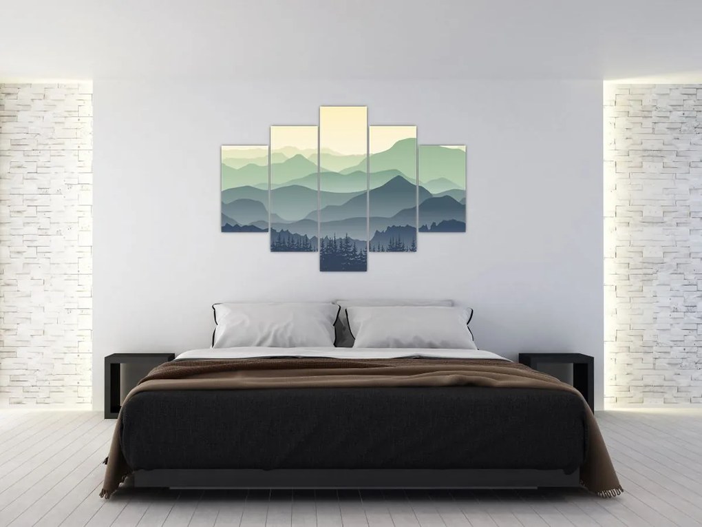 Tablou - Muntele Pădure (150x105 cm)