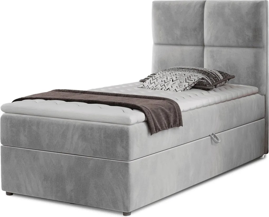 Pat lemn masiv BoxSpring Rivia 90x200 - Paros 05
