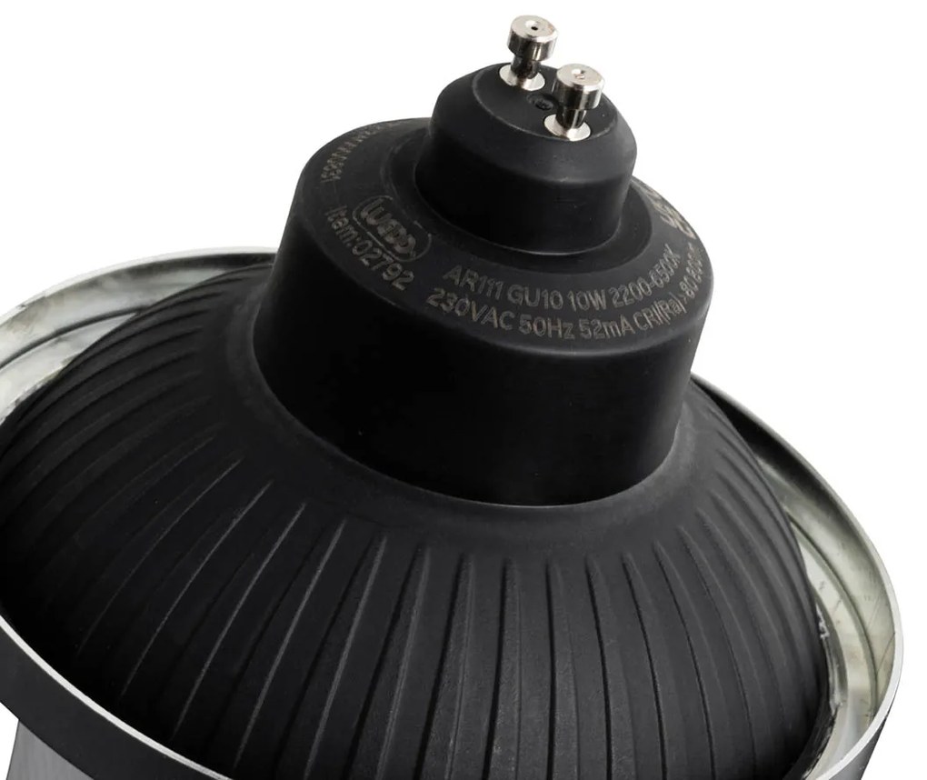 Set de 5 becuri LED inteligente GU10, reglabile, AR111 10W 800 lm 2200 - 6500K