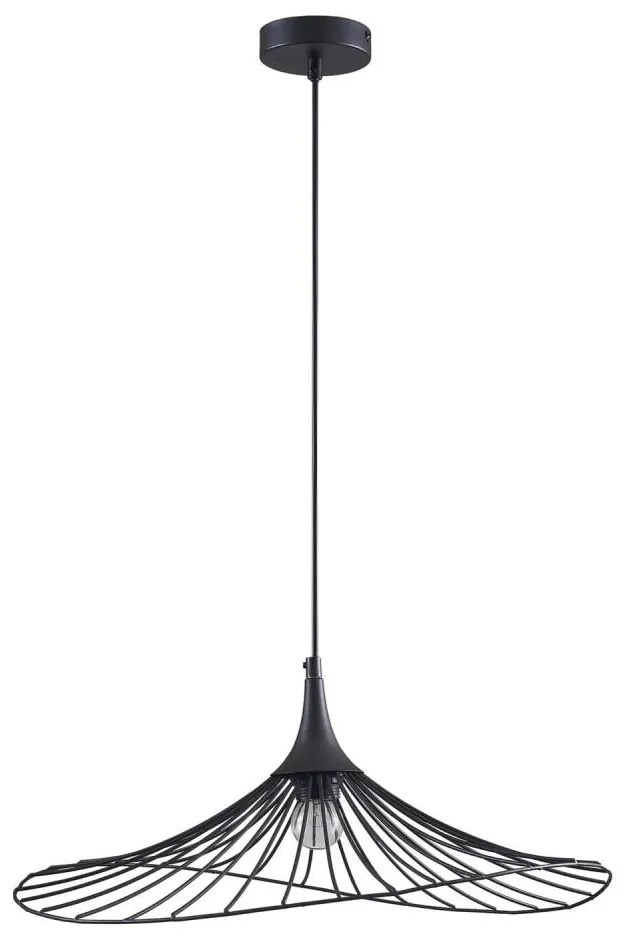 Lustră pe cablu ARIELLE 1xE27/20W/230V d. 50 cm negru