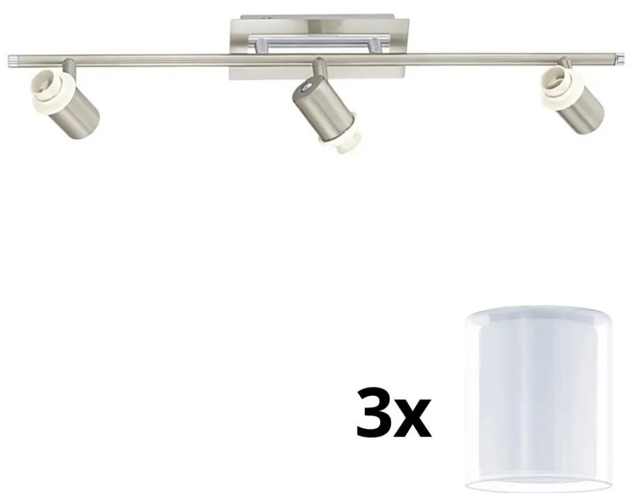 Spot LED Eglo MY CHOICE 3xE14/40W/230V crom/alb