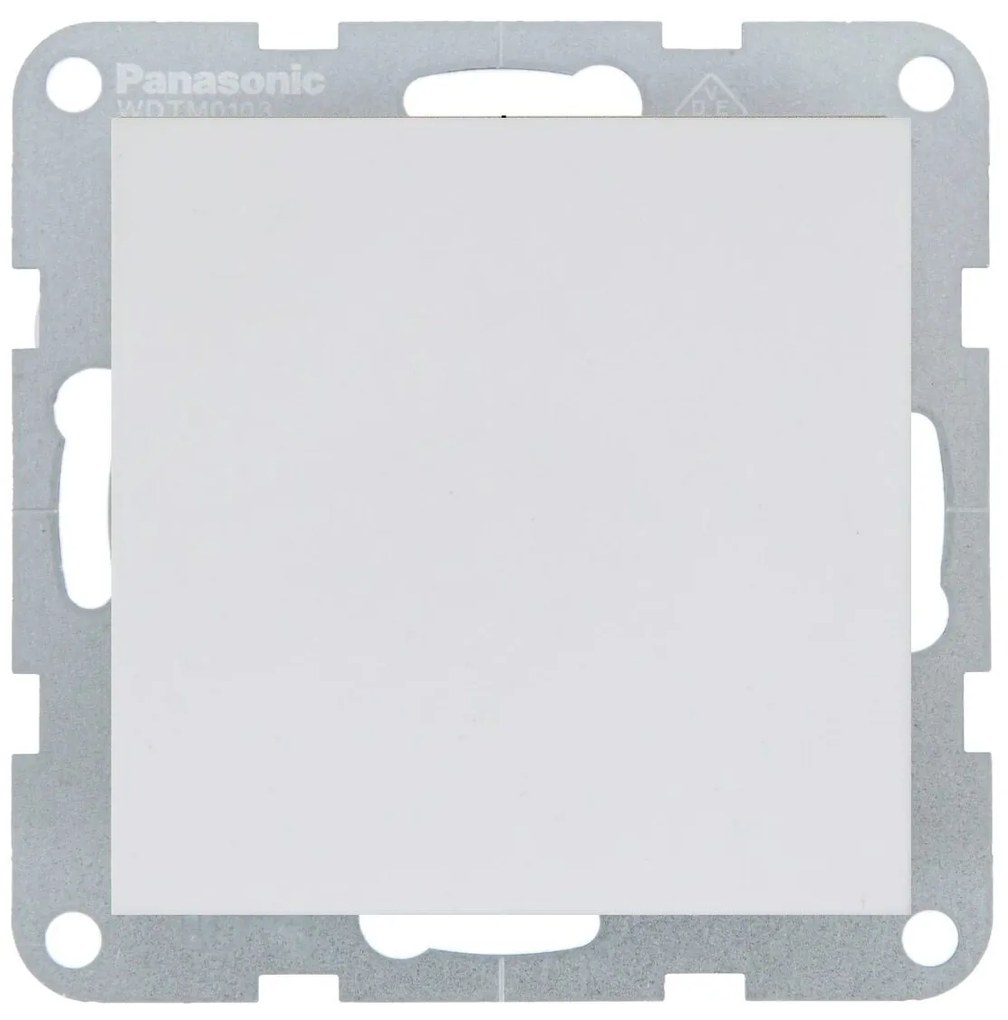 Intrerupator simplu 10A, IP20, Seashell, Panasonic Karre Plus 55 Soft Touch