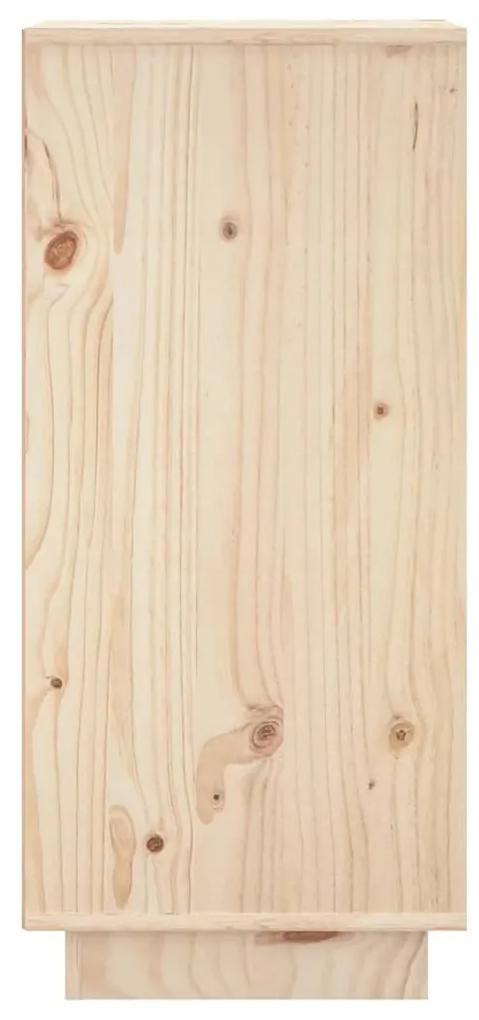 Servante, 2 buc., 31,5x34x75 cm, lemn masiv de pin 2, Maro