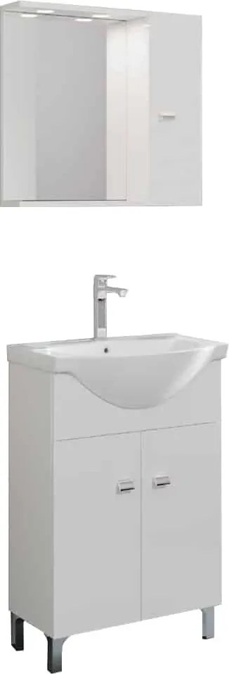 Set lemn masiv alb Mobilier Baie Luna 55cm Model A1