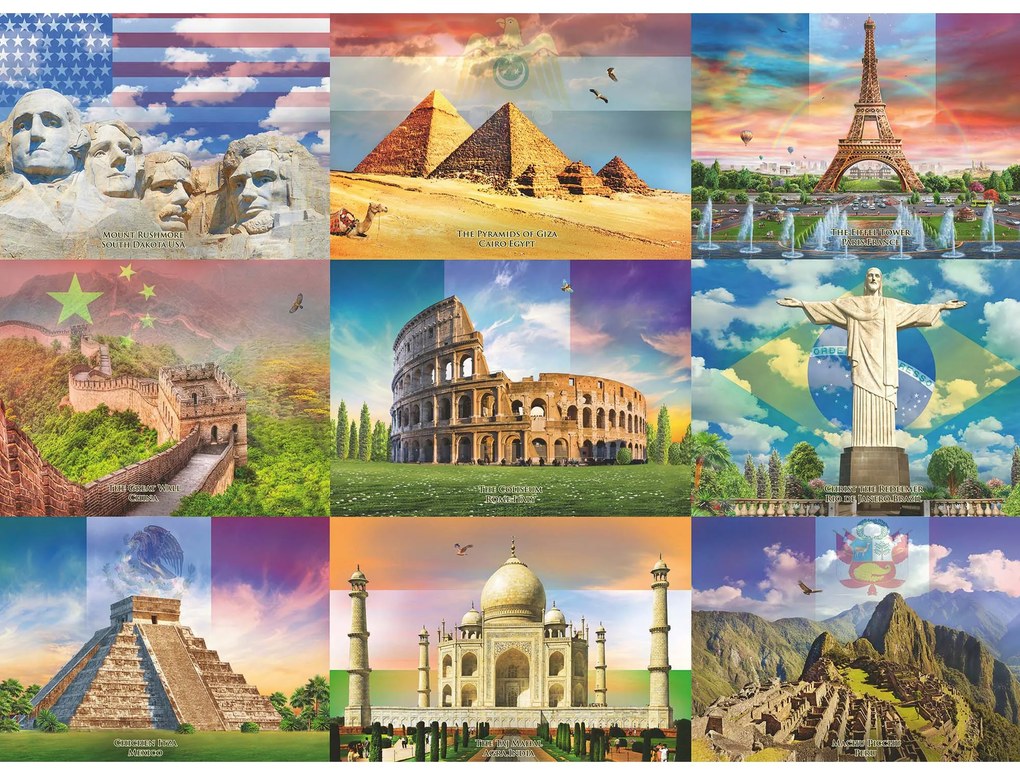 PUZZLE MONUMENTE, 200 PIESE - RAVENSBURGER (RVSPC13290)