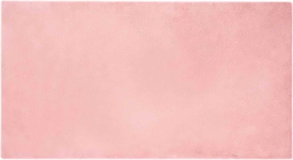 vidaXL Covor din de iepure sintetic antiderapant Olite Roz 60 x 110 cm