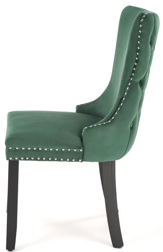 Scaun Alda velvet verde inchis H95 cm