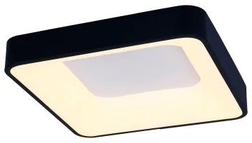 Brilagi - Plafonieră LED dimabilă FALCON II, 80 W, 230 V, 40 x 40 cm, neagră + telecomandă