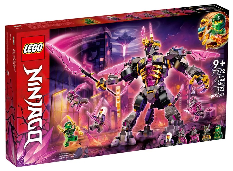 Set de construit LEGO Ninjago, Regele de Cristal, 722 piese