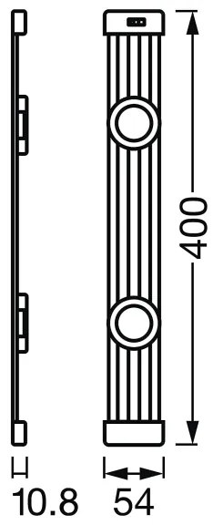 Corp de iluminat LED pentru mobilier cu senzor LINEAR 2xLED/3,5W/230V Ledvance