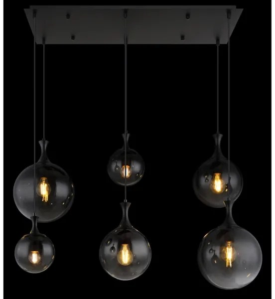 Lustră pe cablu Globo 15885-6H DALTON 6xE27/10W/230V
