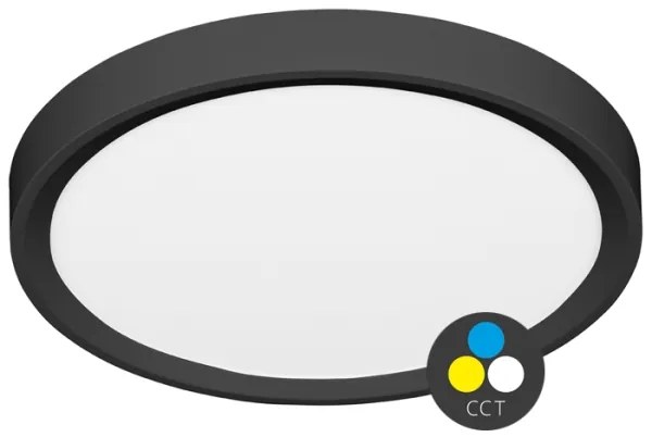 Plafonieră LED Ecolite W007-CCT/50W/CR SALY LED/50W/230V IP40 negru