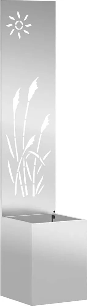 vidaXL Ecran de intimitate pentru grădină Argintiu 32 x 140 cm