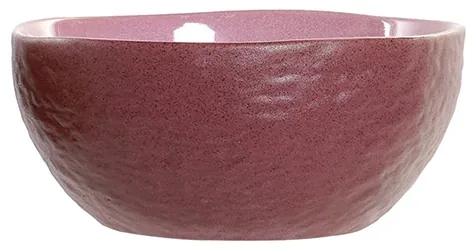 Bol Stone din ceramica roz 16.8x7.7 cm