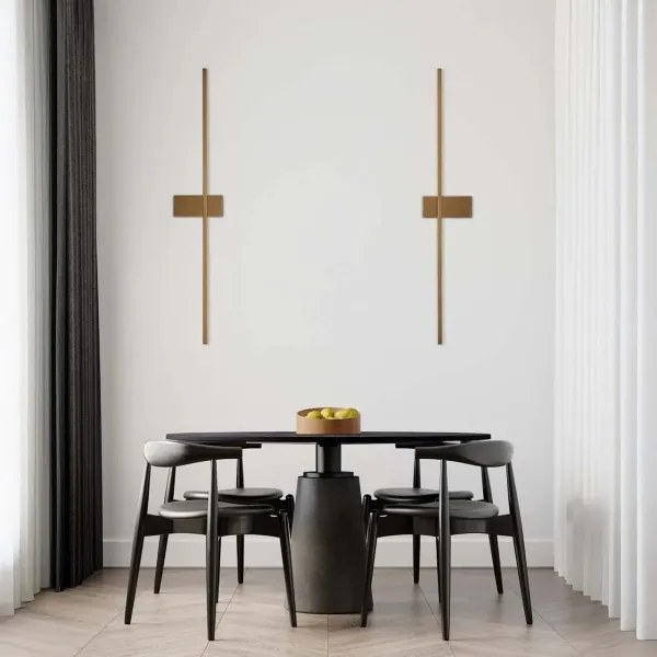 Aplica de perete LED AISHA, 12W, 230V, 4000K, auriu