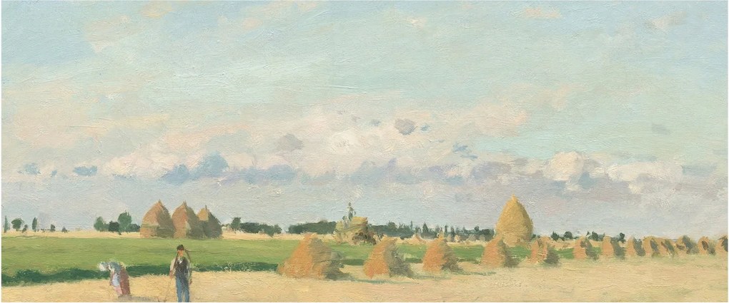 Tablou - Camille Pissarro, Landscape, Ile de France, reproducere (120x50 cm)