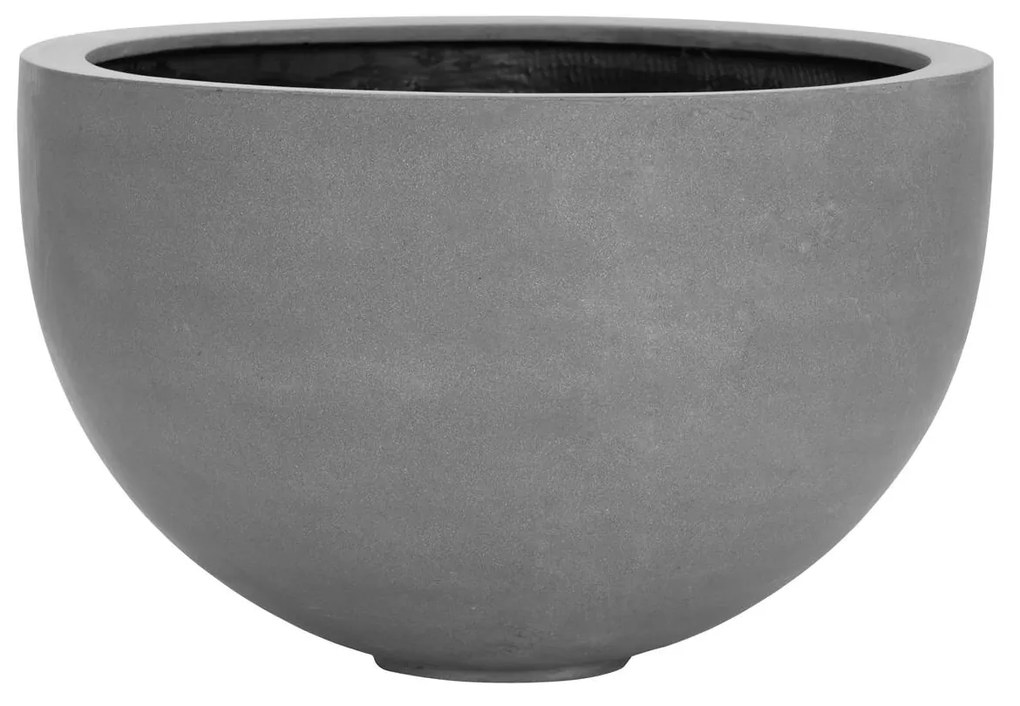 Květináč Bowl, barva šedá, více velikostí - PotteryPots Mărime: L - v. 38 cm, ⌀ 60 cm