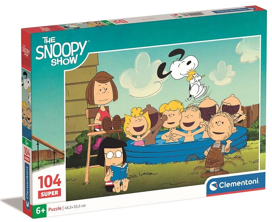 Snoopy Pool Party Puzzle Clementoni de 104 piese