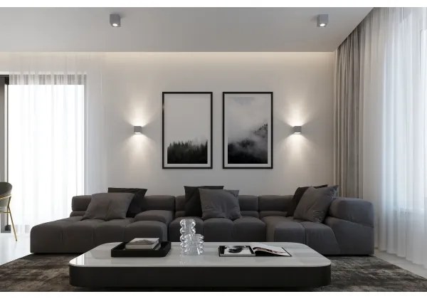 Aplică LED MURO 1xG9/3,5W/230V beton Brilagi