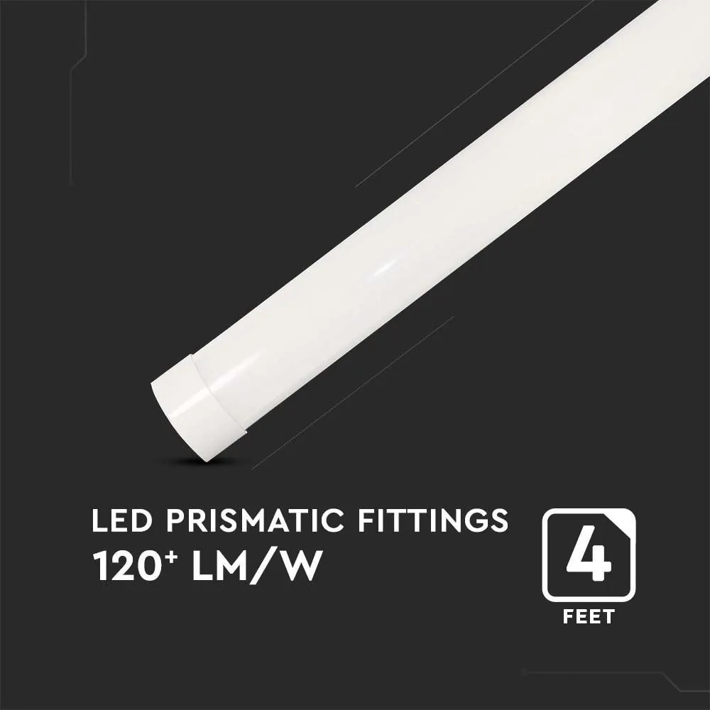 Corp de iluminat liniar cu LED 40W, 4800lm, V-TAC, 120cm, lumina neutra (4000 K)