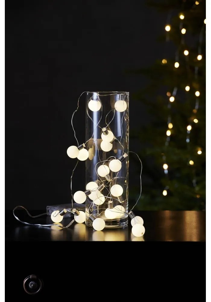 Ghirlandă luminoasă număr becuri 20 buc. cu baterii lungime 300 cm Mini Glow – Star Trading