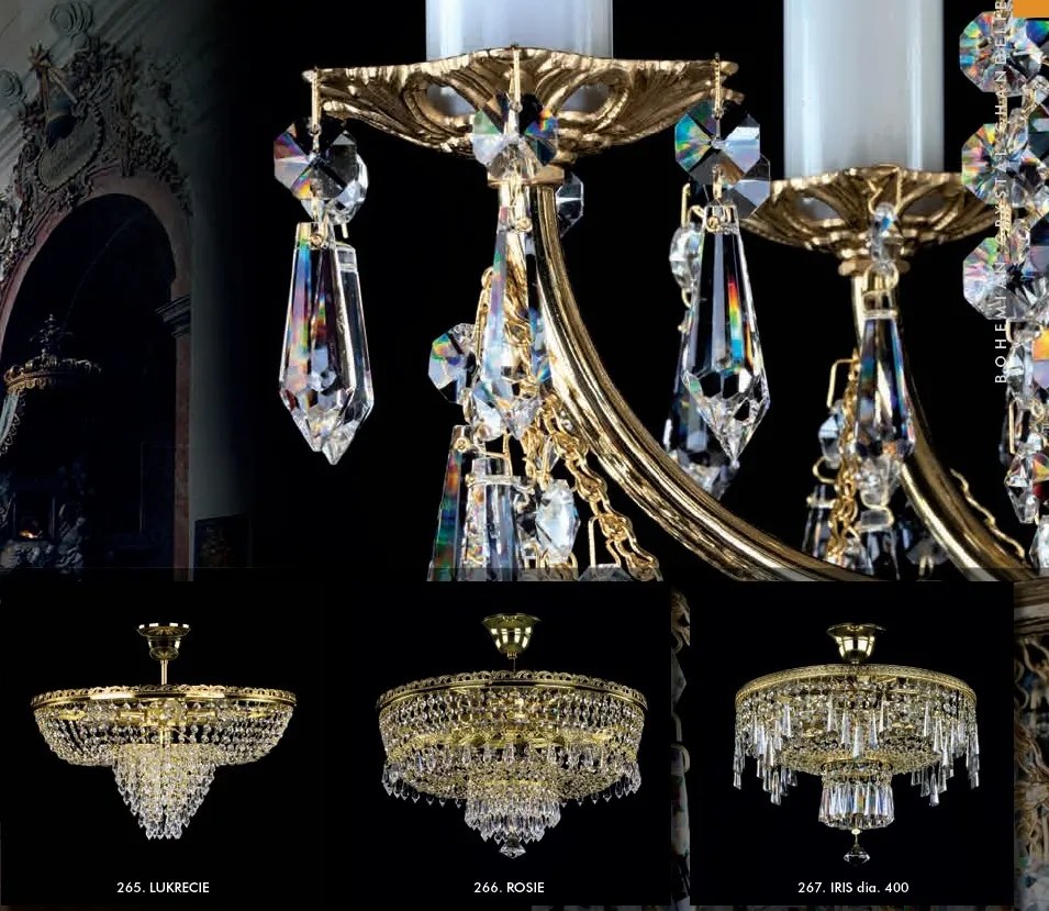 Lustra Cristal Bohemia Exclusive diametru 40cm IRIS
