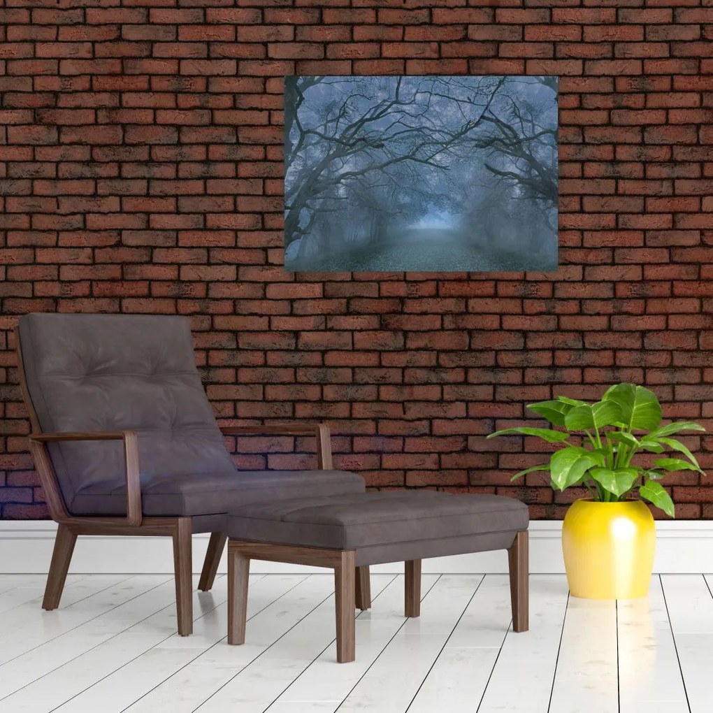 Tablou - Pădurea în ceață (70x50 cm)