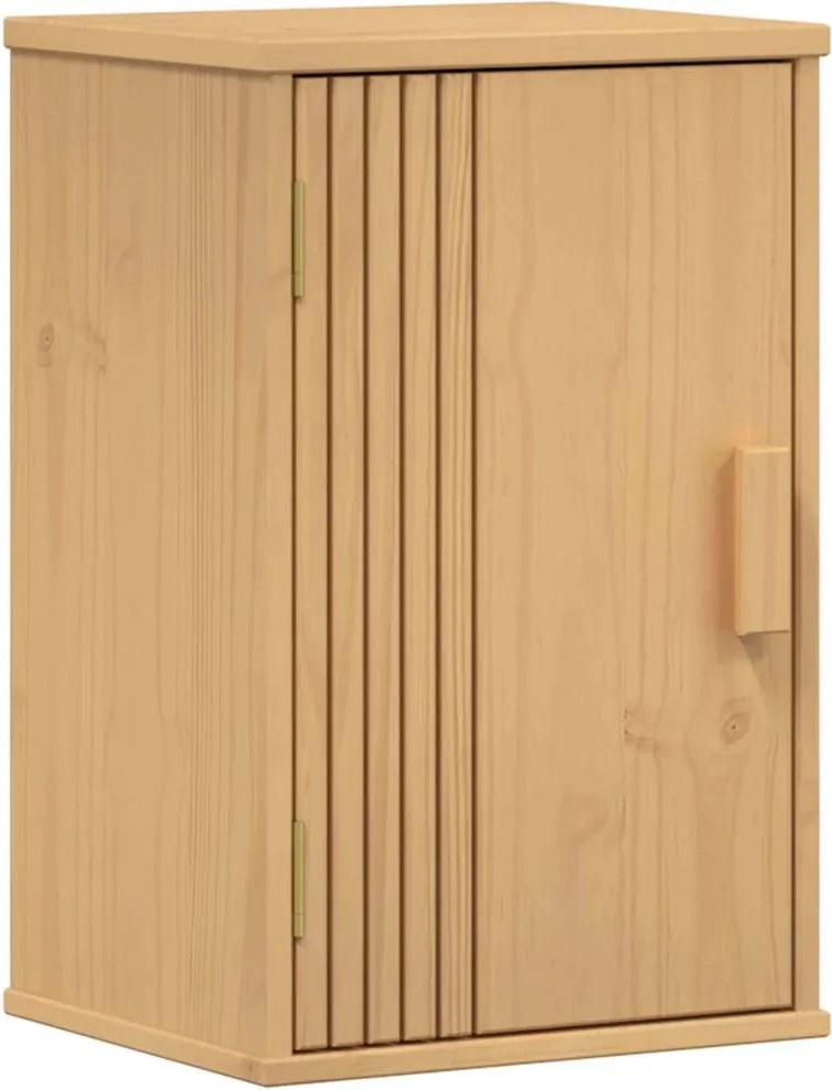 vidaXL Dulap de Baie Olden Maro 35 x 30 x 55 cm Lemn masiv de pin