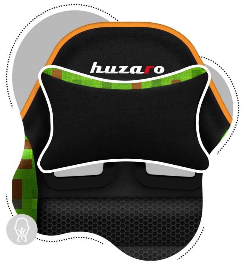 Scaun de gaming MINECRAFT confortabil pentru copii