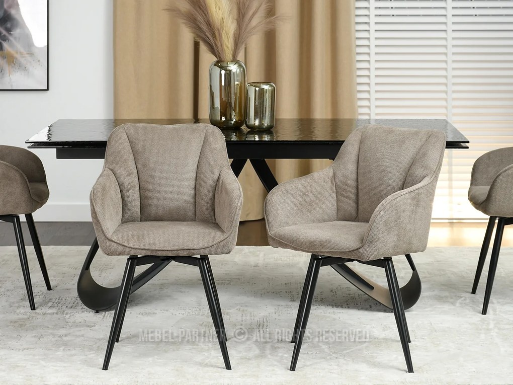 Scaun Bonita (bej + negru). 1110953