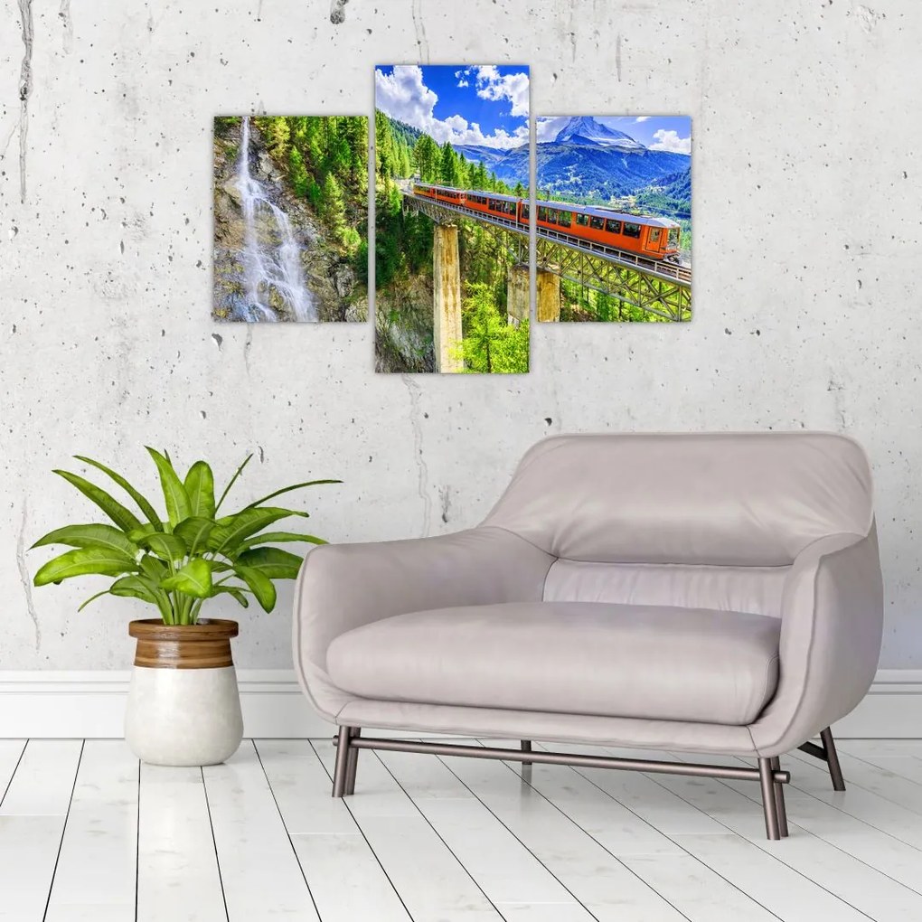 Tablou - Matterhorn, Zermatt, Valais, Elveția (90x60 cm)