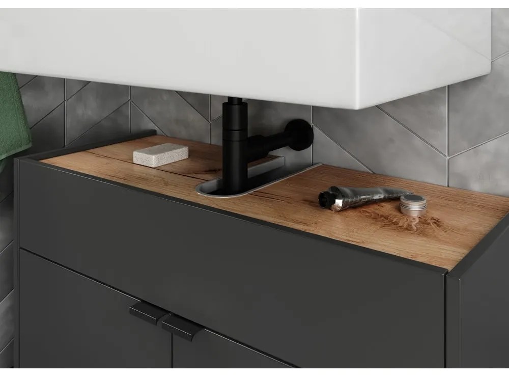 Set mobilă de baie gri antracit Forano – Germania